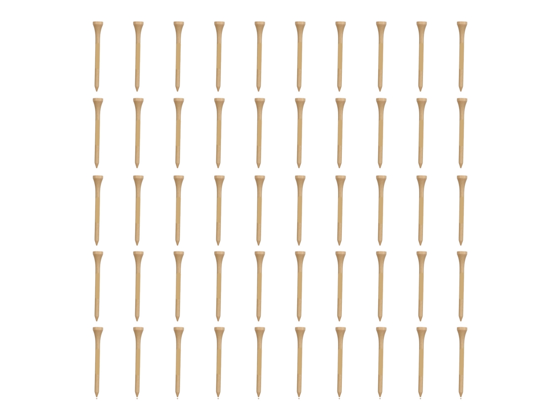 50pcs Tee De Golfe De Madeira Profissional Forte 70mm/2.76in Acessórios De Golfe