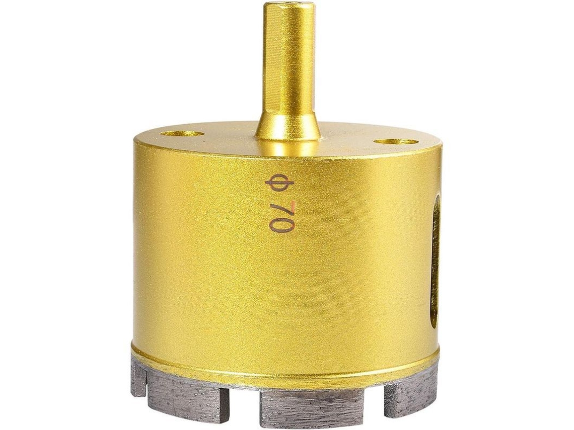 Broca de diamante de 70mm, para azulejos, porcelana, mármore, vidro e piso S/MARCA