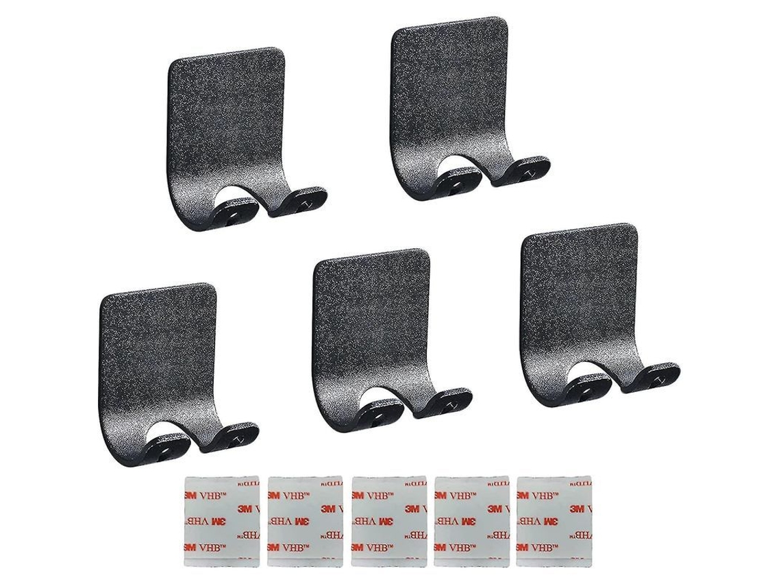 Fasst porta Rasuradora Adhesivo de Aluminio Resistente Al Agua Doble Gancho para Baño Diseño Moderno CUIDADOS