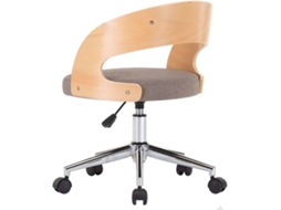 Dining Chair, Dining Chairs Vidaxl Cinzento-acastanhado Tecido (n/a)