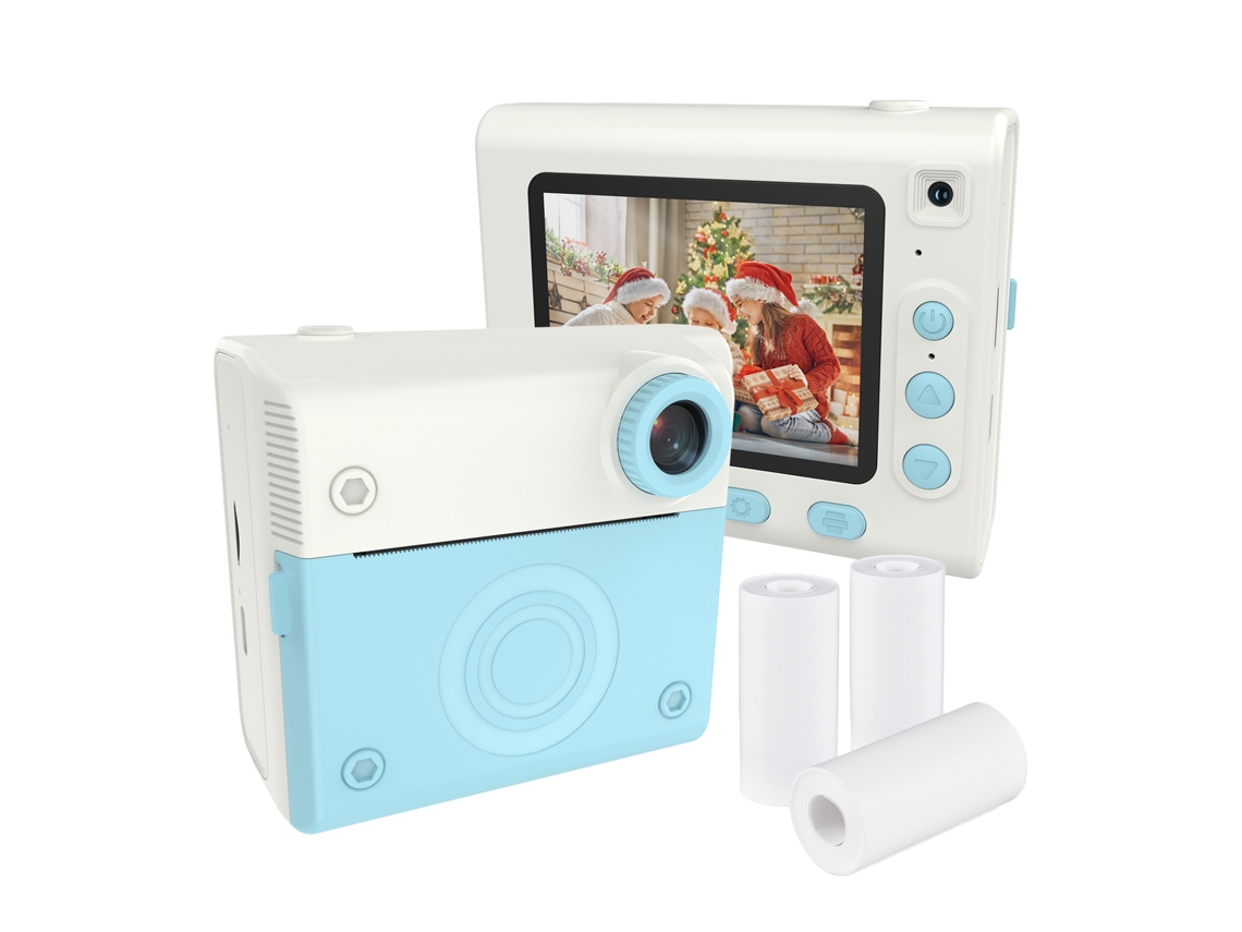 Câmera Instantânea Para Crianças Com Impressora, Câmera Digital Mini Brinquedo Para Meninas E Meninos