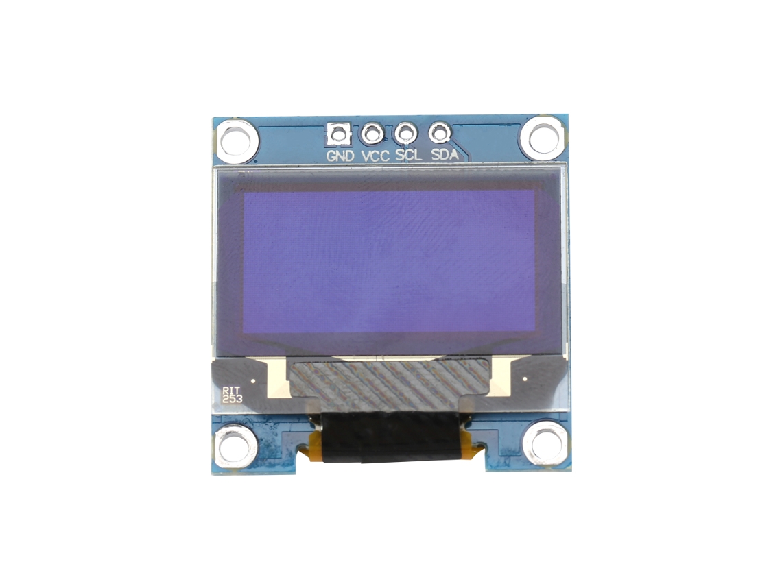 Módulo display OLED 0.96 polegadas I2C serial 128x64 (texto branco)
