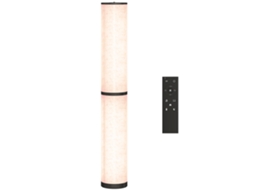 Luminária de Pé Moderna para Sala com Brilho Ajustável,temperaturas de Cor,controle Remoto,ímã e Temporizador bege BTFORUS