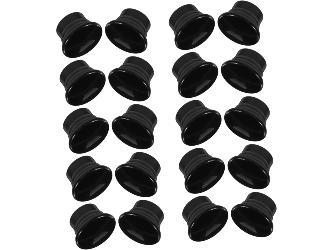 50 Peças De Ponteiras Decorativas De Plástico Para Varão De Cortina. 50 Peças De Ponteiras Decorativas De Plástico Para Varão De Cortin