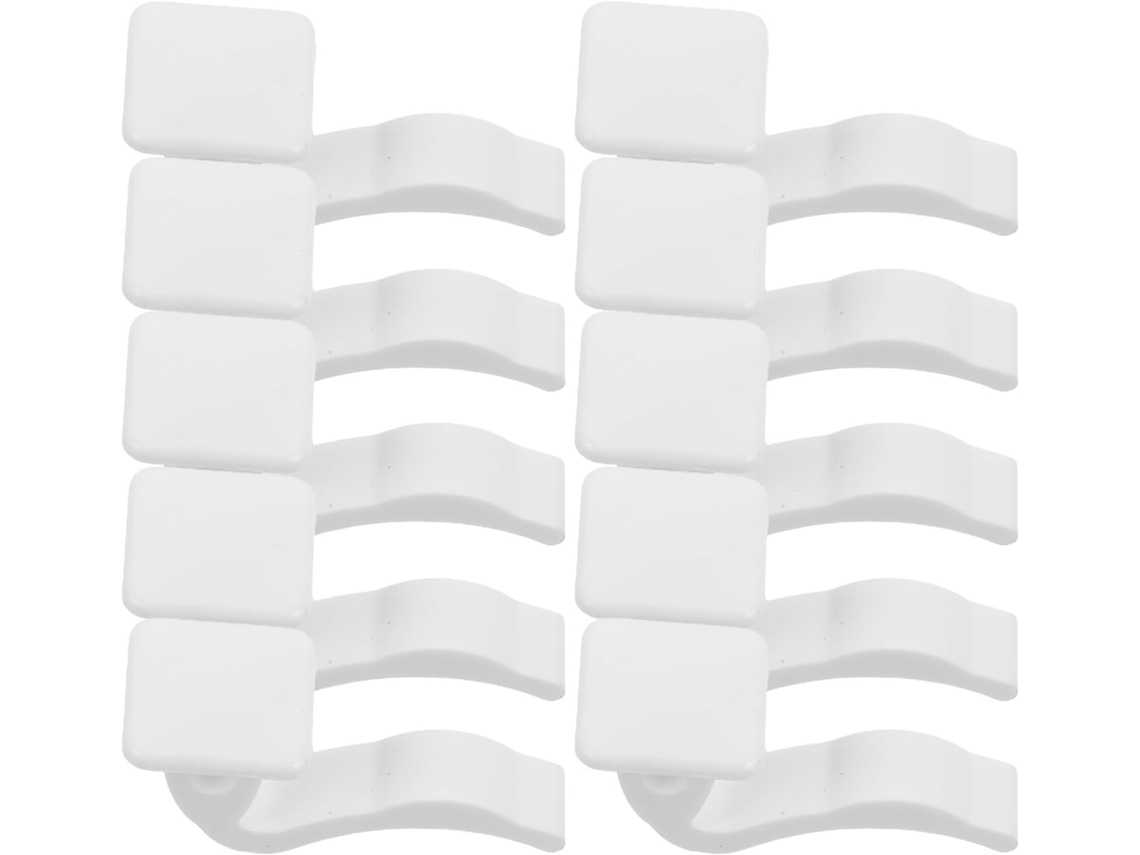 Kit Com 10 Presilhas De Montagem Para Radiadores De 62 Mm, Fabricadas Em Plástico Abs, Para Fixação De Tubos.