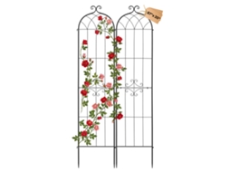 Grelha Metálica Para Jardim Vevor 220 X 52,5 Cm Grelhas De Jardim, 2 Peças