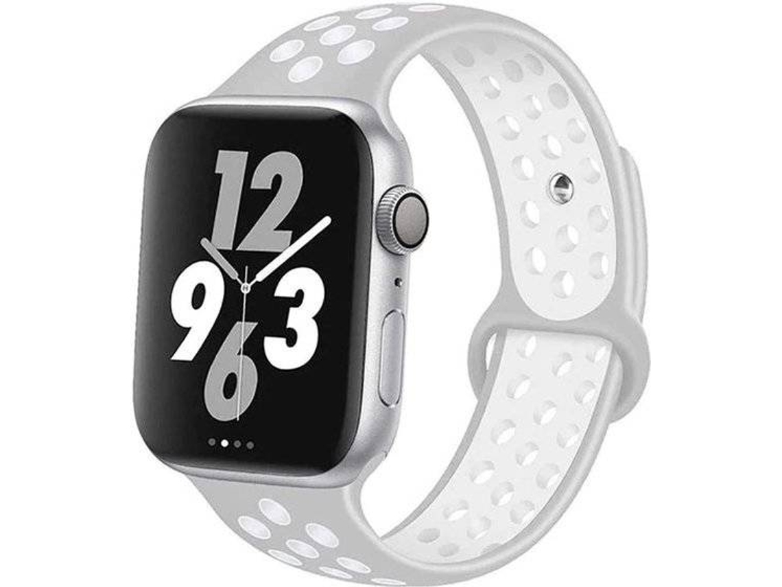 Bracelete Apple Watch Series 3 G4M 42mm Cinzento, Branco