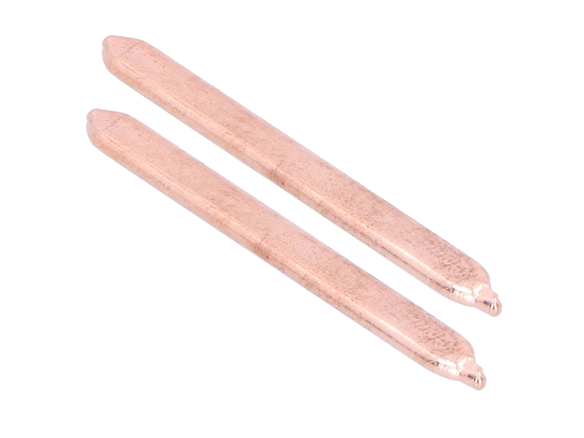 Tubo De Cobre Condutor De Calor Para Notebook, 2un 80mm, Condução Eficiente.