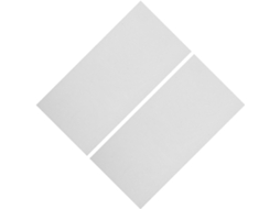 Conjunto de 2 Difusores de Luz Led Flexíveis, 15 X 30 Cm, Brancos, para Luminárias de Teto e Pendentes. SFUSHOS