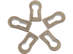 Inserto Para Fechadura De Móveis, 10 Peças, Tampas Decorativas De Metal, Acessórios Para Ferragens De Armários E Móveis
