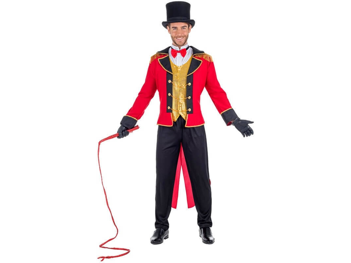 Fato de Homem DISFRAZZES Domador Vermelho (Tam: XXL)
