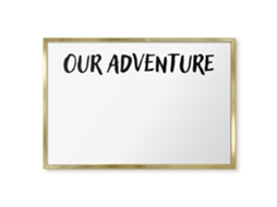 Magnetic Board Our Adventure For The Living Room Espelharte (60x40 Cm)