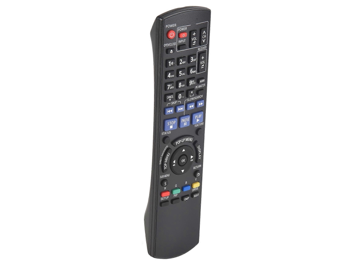 Controle Remoto N2qayb000378 Para Reprodutor De Blu-ray Panasonic Dmp-bd60, Dmp-bd80, Dmp-bd35, Dmp-bd605, Dmp-bd601 E Dmp-bd80k.