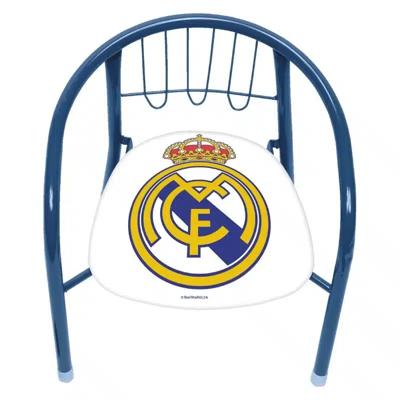 Silla Infantil Metal Del Real Madrid 35,5x30x33,5cm Rm16173 Arditex Arditexp24