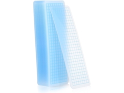 Placas de suporte de plástico azul para fita adesiva decorativa Washi, 50 unidades.