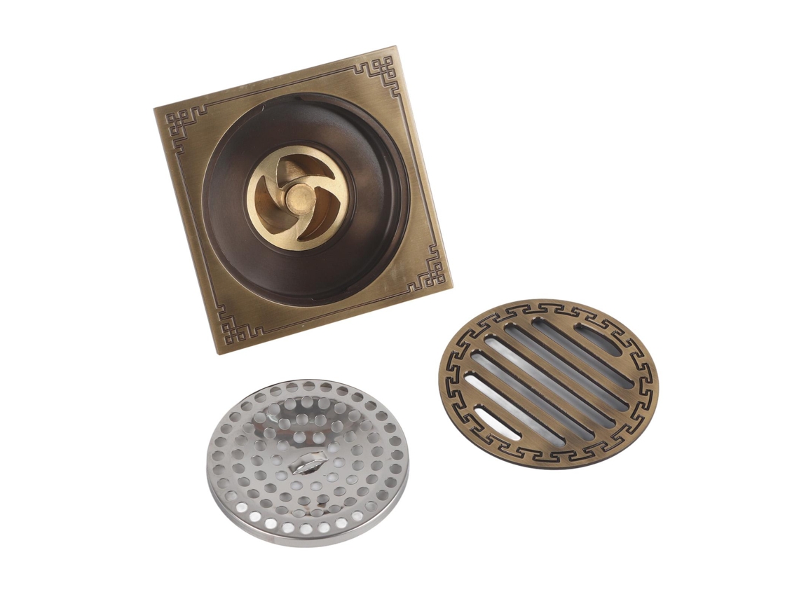 Ralo De Piso Para Ralo De Chuveiro, Grade Quadrada, Acessórios Para Banheiro E Vaso Sanitário Aquaforge