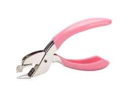 Lurelia Removedor De Agrafos, 6,35 X 2 Cm, Magnético, Metal, Antiderrapante, Resistente, Rosa