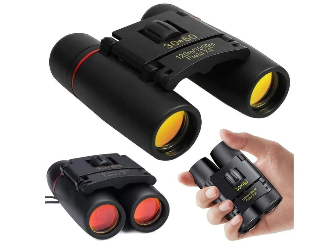 Mini Binóculos Portáteis 30x60 Mini Telescópio Dobrável À Prova Dágua Com Ampliação De 8x Visão Diurna Preto Bestvite