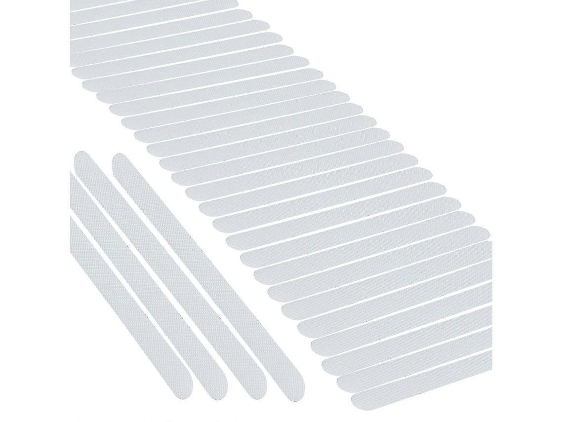 Rebe 30 Pegatinas Antideslizantes Transparentes Autoadhesivas para Bañeras, Duchas Y Escaleras, Seguridad En Baño Y Hogar