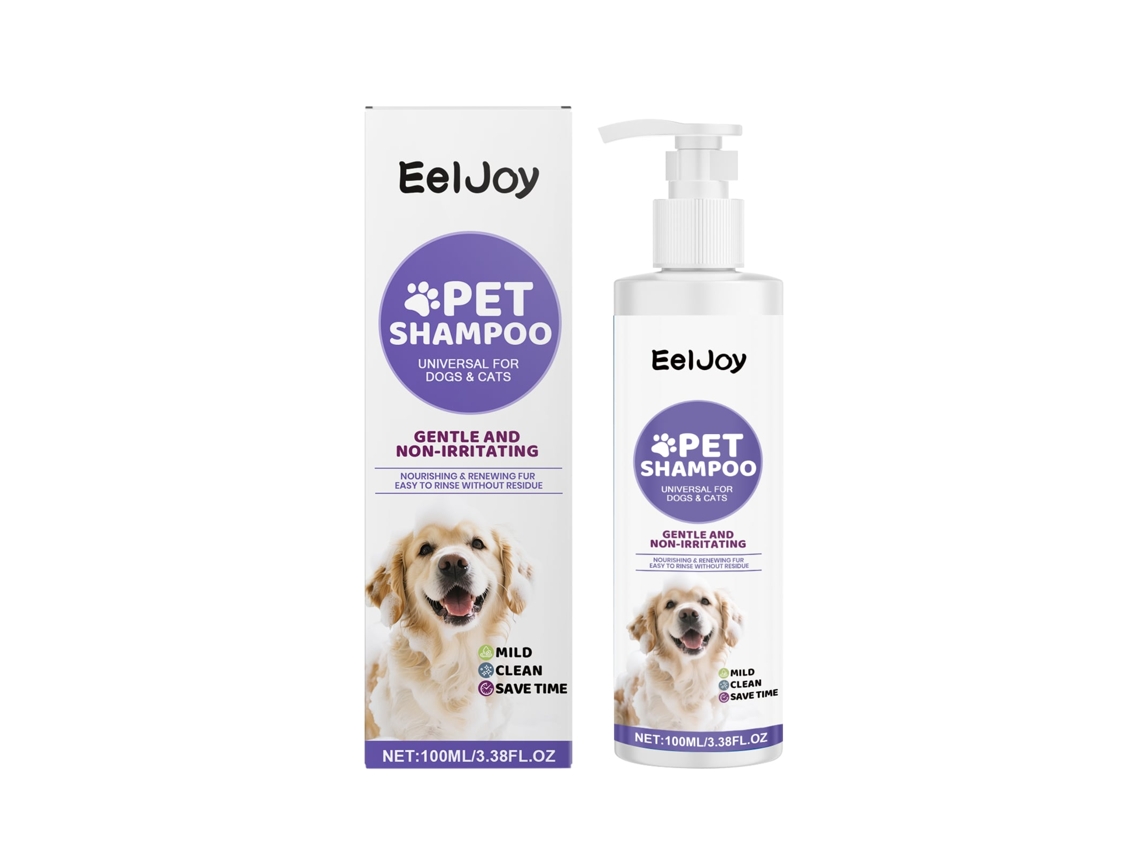 Shampoo Eeljoy Pet para Cães e Gatos com Brilho, Limpeza e Odores Naturais LAXISCREED