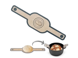 Manta de Silicona Ovalada para Assar com Asas Largas Antiaderente Lavável Reutilizável Ferramenta para Pão de Levedura 2 Unidades