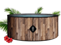 Piscina Fidji 180 Cm De Diâmetro, 1200 Litros, 6 Lugares Coco Bain Coco Spa