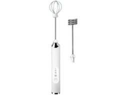 Batedeira Elétrica Manual, Portátil, Aço Inoxidável, Branco AQUAFORGE