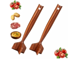 Moedor E Amassador De Carne Madeira, Resistente A Arranhões, Robusto,