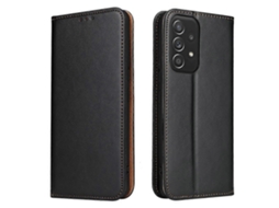 Capa De Couro Sintético Com Textura Fierre Shann Para Samsung Galaxy A53 5g