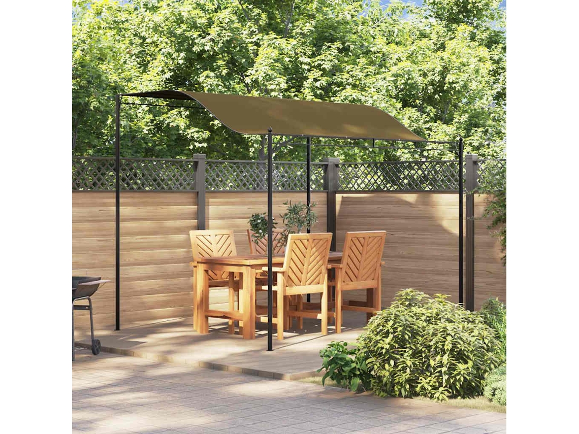 Vidaxl Toldo 3x2,4 M 180 G/m² Cinzento-acastanhado