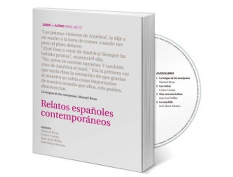 Livro Relatos Españoles Contemporáneos +Cd de AA.VV (Castelhano)