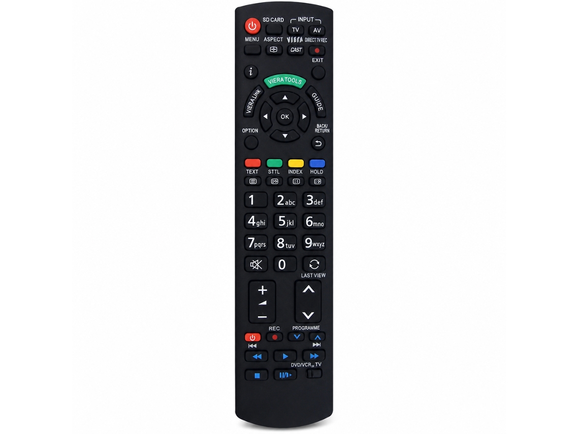 Comando Tv De Substituição Compatível Com Panasonic N2qayb000490, Sem Configuração