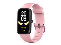 Smartwatch Pulso Ultrafino Monitor de Oxigênio no Sangue Contador de Passos Lembrete de Chamada À Prova D'Água Rosa
