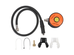 REGULADOR de mergulho scuba com mangueira de alta pressão e boca de silicone, para mergulho profundo e recreativo