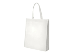 70 Sacolas Ecológicas Brancas Personalizadas Com Fole 34x38x15vayotoy