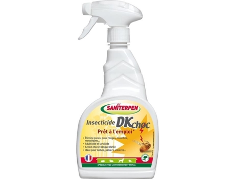 Inseticida Saniterpen Dk Choc 750 Ml Elimina Insetos, Ação De Longa Duração, Perfume Pin Des Landes