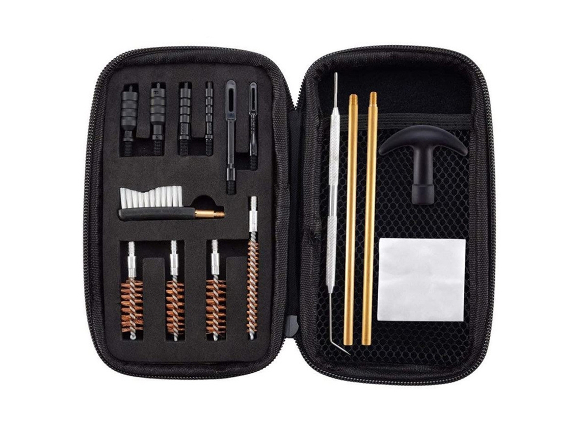 Business kit de Limpeza para Equipamento de Tiro com Estojo Bastões Pincéis Acessórios Presente Ideal para Homens e Mulheres
