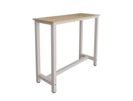 Mesa Alta Ani 120 Cm Branco E Sonoma Móveis Bonitos