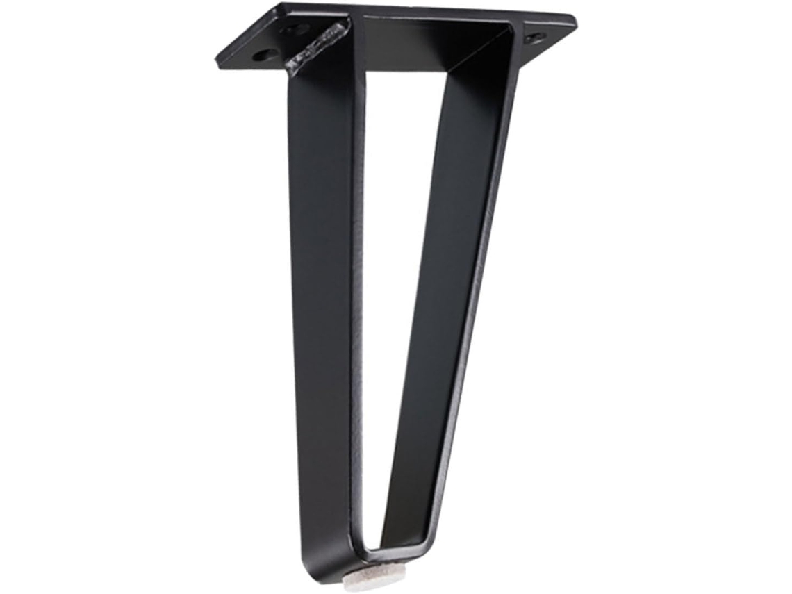 Pés De Metal Trapezoidais Mipcase Para Móveis, Resistentes, Para Sofá, Mesa De Centro, Cômoda, Altura Elegante, Preto