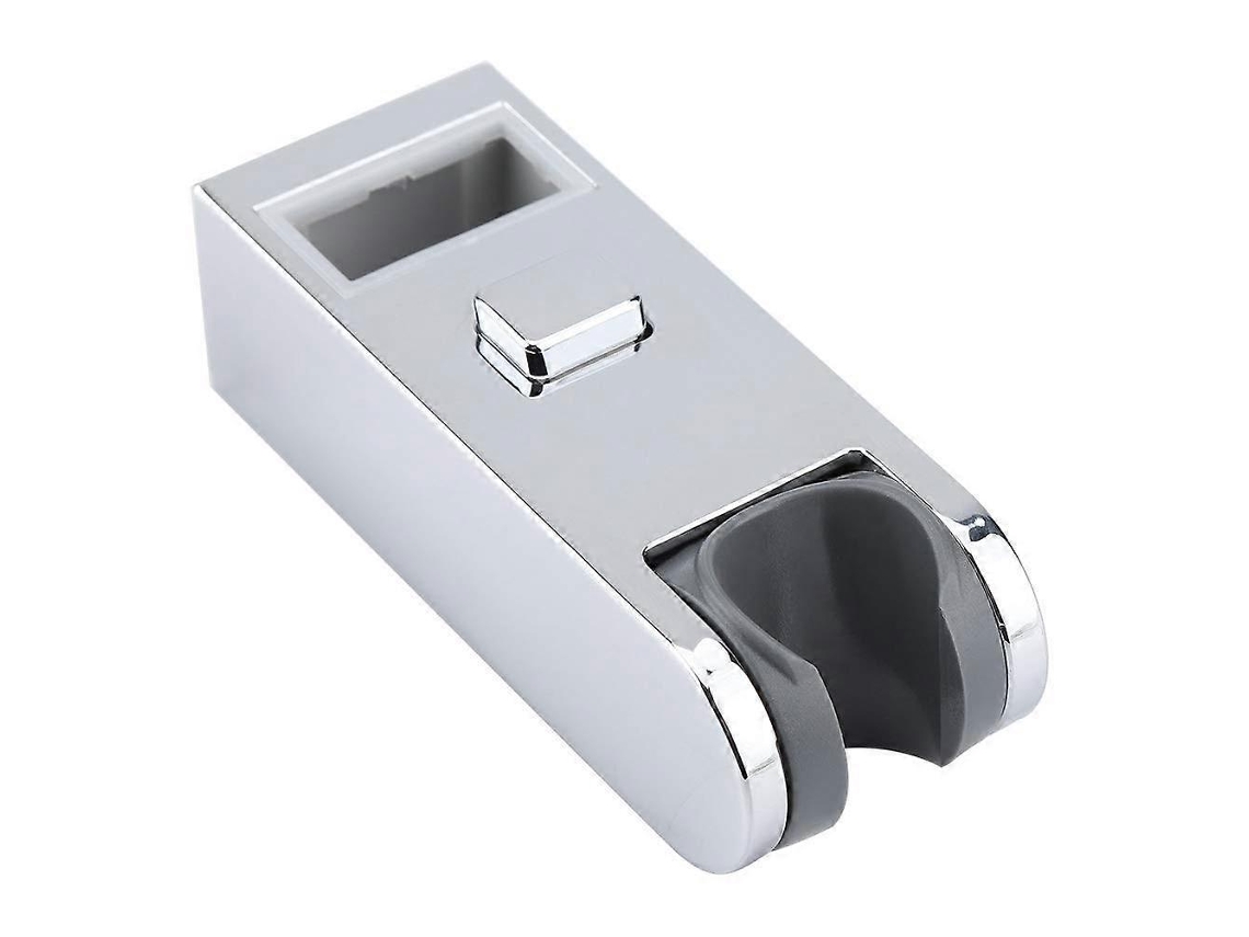 Soporte de Ducha Ajustable em Abs Cromado para Barra Deslizante, Fixture de Baño Resistente À Corrosão