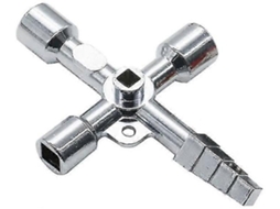 Chave Universal Com 5 Perfis, Pacote De 1 - Chave Triangular, Chave Quadrada, Swit