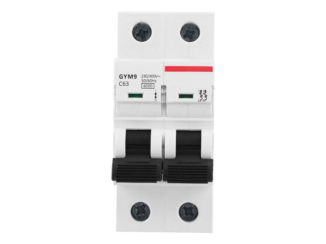 Interruptor De Corrente Residual 2p 63a 230/400v 50/60hz Ip20 Gym9-c65