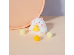 Hamsterzinho Taba de Silicone Macio Feito À Mão, Aliviar o Estresse. Presente Fofo para os Amantes de Hamsters AQUAFORGE