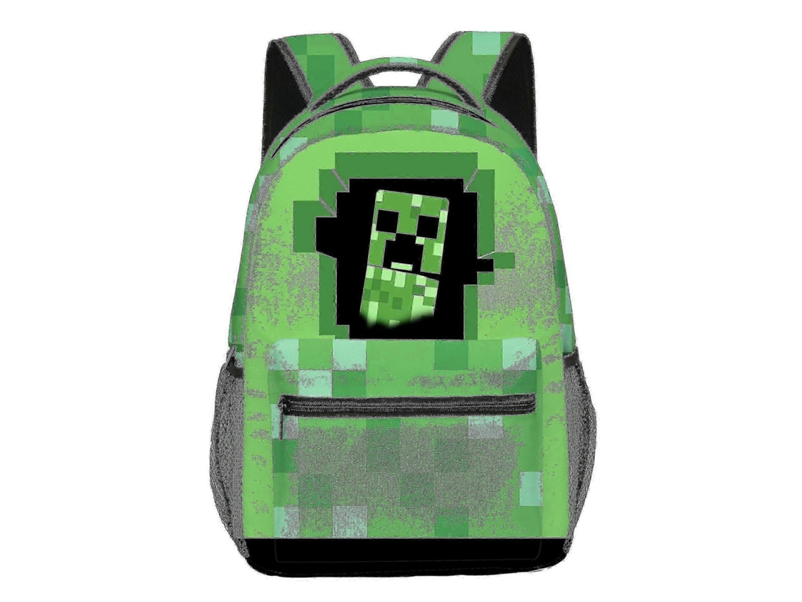 Mochilas Escolares Minecraft Para Alunos Do Ensino Fundamental E Médio, Mochilas Infantis, Mochilas Para Alunos Do Ensino Fundamental Olysi Shop