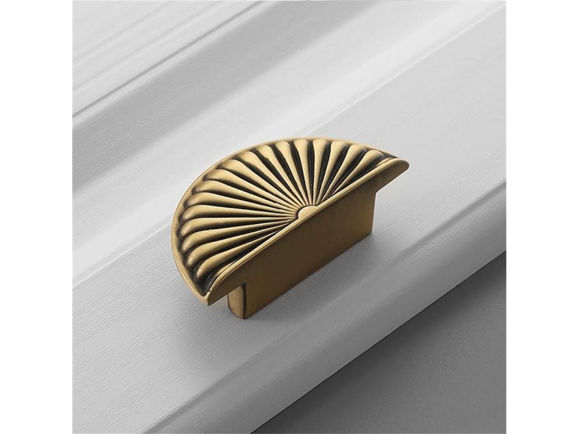 Porta 5285, Latão 32 Puxador De Armário Simples E Retrô Em Bronze Americano,