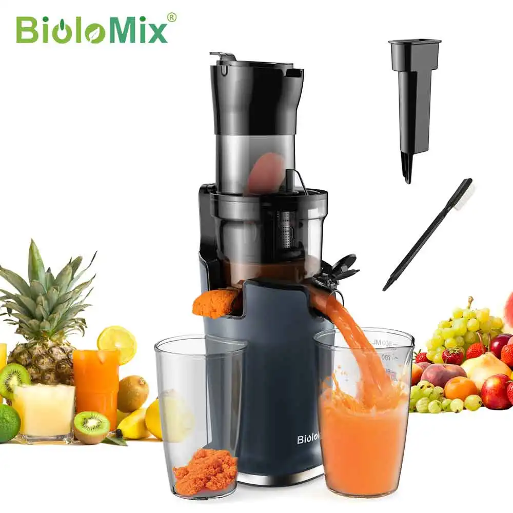 Extrator De Suco Por Prensagem A Frio, Entrada De Alimentação, Motor Potente