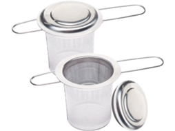 Infusor De Chá, 2 Peças, Com Tampa, Em Aço Inoxidável. Aquaforge