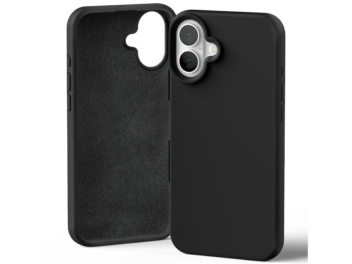 Capa para iPhone 16 Plus MERCURY Silicone Preto