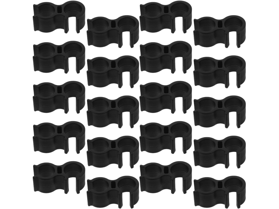 Jojofuny 20 Peças Suporte Para Chuveiro, Fixador De Chuveiro, Plástico, Preto, Para Assento De Banheira Com Apoio Braço