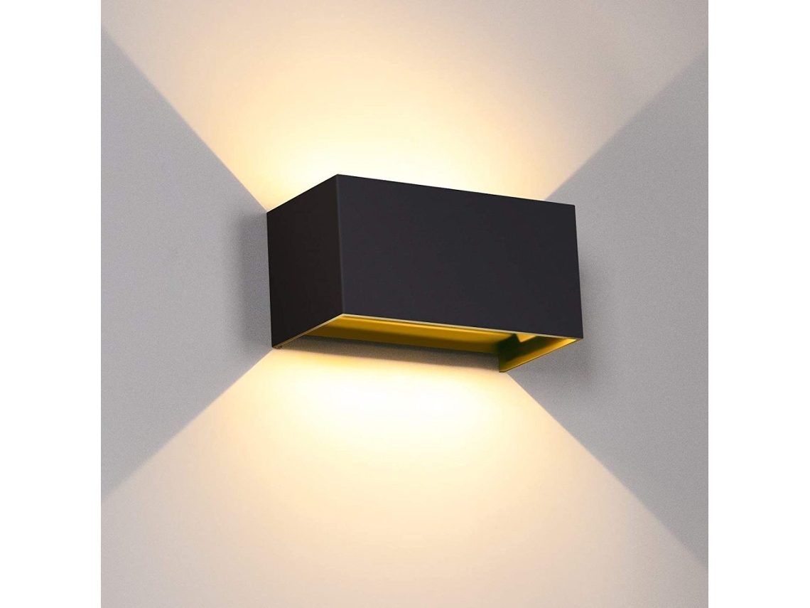 Luminária De Parede Led 24w Interna/externa, 3000k, Ângulo Ajustável, Ip65, Para Sala E Quarto